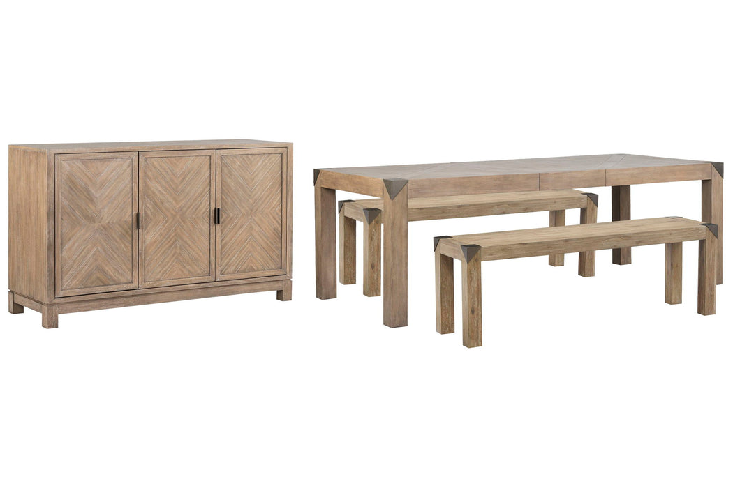 Ainsley - Extendable Rectangular Dining Table Set Magnussen Furniture
