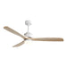 60" Ceiling Fan With Remote Control Light For Indoor And Outdoor Use - White Daily Nest