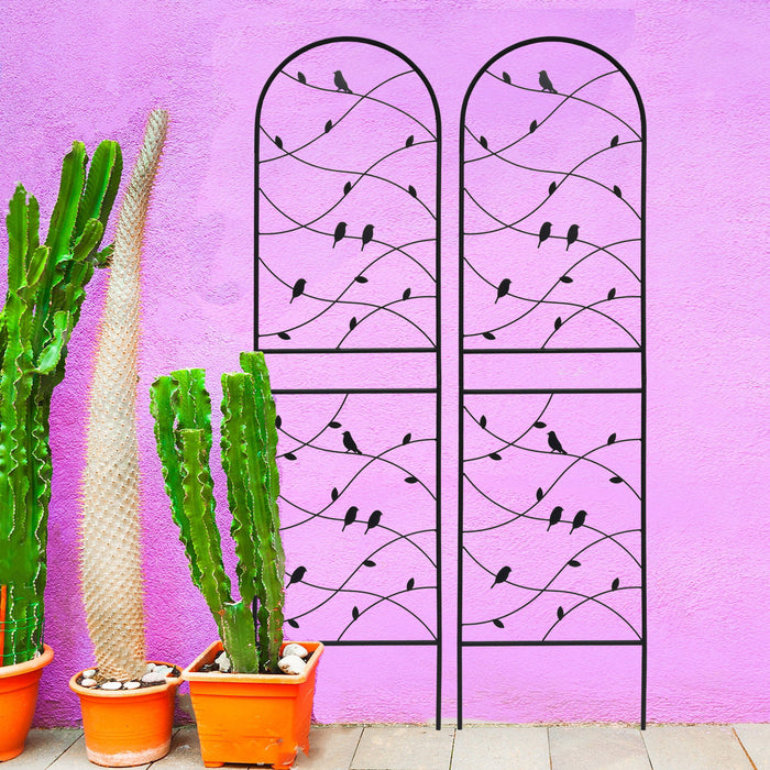 Garden Rustproof Trellis For Climbing Plants Daily Nest