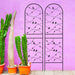 Garden Rustproof Trellis For Climbing Plants Daily Nest