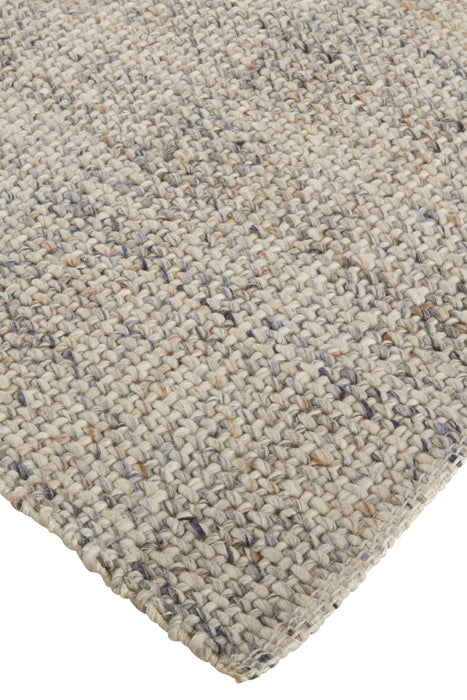 12' x 15' Hand Woven Area Rug - Beige And Gray