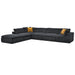 Custom Configuration Modular Sectional With Toss Pillows Home Essentials