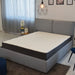 8" Pocket Spring Hybrid Bed In A Box Mattress, Soft Gel Memory Foam - Gray / White - Full Daily Nest