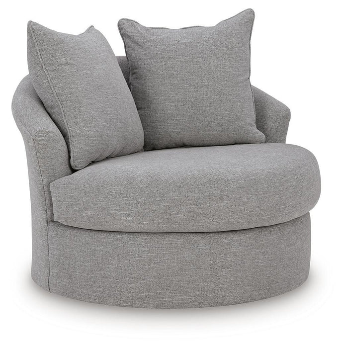 UrbanCrest - Swivel Accent Chair - Pewter Signature Design by Ashley®