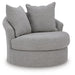 UrbanCrest - Swivel Accent Chair - Pewter Signature Design by Ashley®