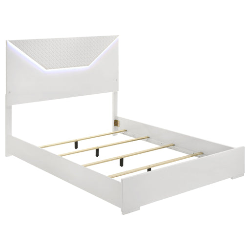 Pierce - Panel Bed LED Headboard Furniture Max