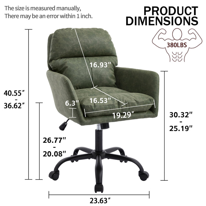 Office Chair With Adjustable Height, Ergonomic Design Home Essentials