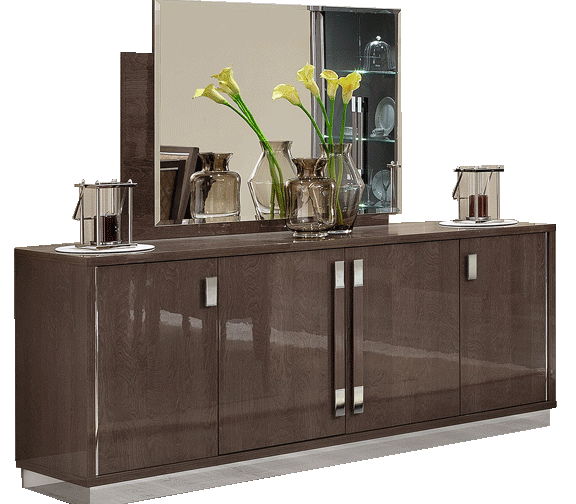 Platinum - 4-Door Buffet - Silver Birch Camelgroup Italy