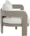 Sandbay - Olefin Water Resistant Fabric And Wicker Outdoor Patio Sofa Meridian Furniture