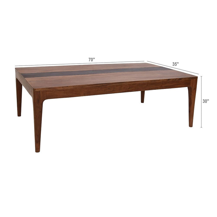 Wood Dining Table - Natural Brown