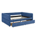 Upholstered Daybed & 2 Drawers Home Essentials