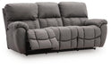 Bakerstein - Power Recline Sofa With Adjustable Headrest - Galaxy Signature Design by Ashley®