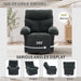 Swivel Rocker Recliner Chair With Manual Recline For Living Room Home Essentials