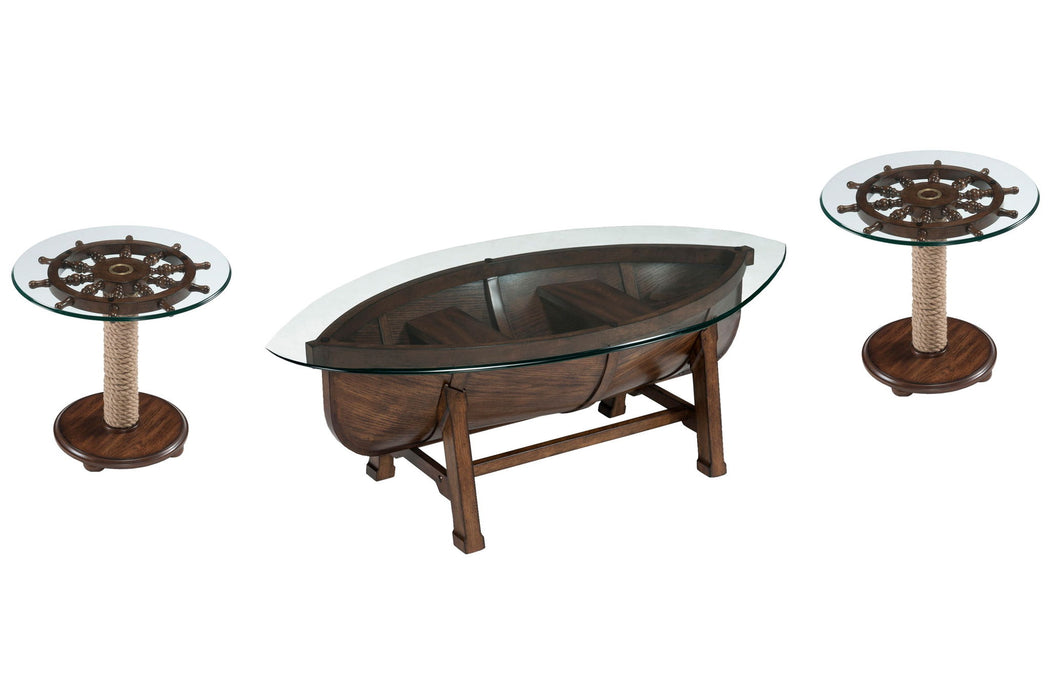 Beaufort - Oval Cocktail Table Set Magnussen Furniture