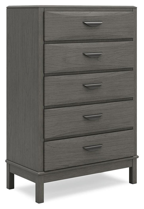 Mazing - Five Drawer Chest - Gray Signature Design by Ashley®
