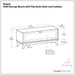 Draper - Flip Down Storage Bench - Teak Simpli-Home