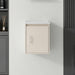 16" Floating Bathroom Vanity Combo, Wall Mounted Cabinet With Sink & Soft Close Doors For Small Bathrooms - Khaki Home Essentials