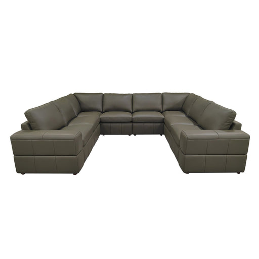Modern Sectional Sofa With Large Square Arms Home Essentials