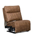 Kyra - Armless Recliner With Power Headrest, Footrest, Massage, Heat - Saddle New Classic