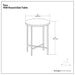 Tara - Side Table - Gold Simpli-Home