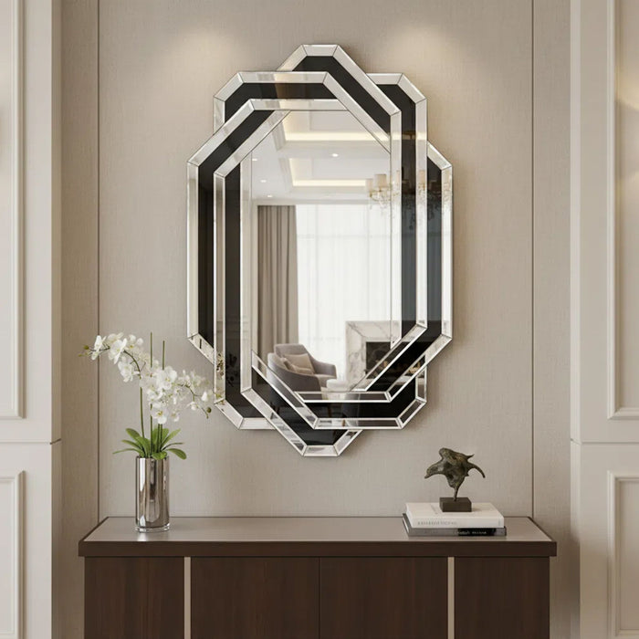 Diamond Wall Mirror - Silver Daily Nest