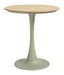 Oswego - Bistro Table - Light Brown / Green Zuo Modern