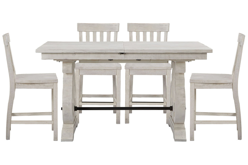 Bronwyn - Extendable Rectangular Counter Height Dining Table Set Magnussen Furniture