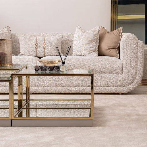 Savannah Breeze - Tall Cocktail Table - Bright Gold Michael Amini