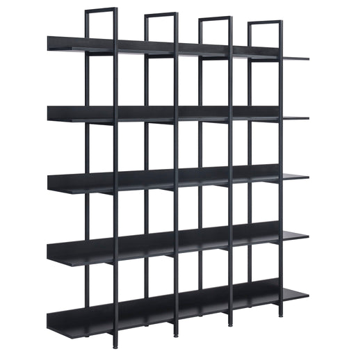 Vintage Industrial 5 Tier Bookcase Hearth and Haven