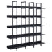 Vintage Industrial 5 Tier Bookcase Hearth and Haven