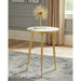 Delilah - Marble And Table Elegant Round Design With Polished - White / Gold Furniture Max