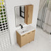 Freestanding Bathroom Vanity Set With Tall Linen Cabinet, 3 Door Storage Cabinet, Single Sink Home Essentials