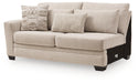 Mandi Point - LAF Loveseat - Marble Benchcraft®