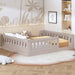 Platform Bed With Guardrail Hearth and Haven
