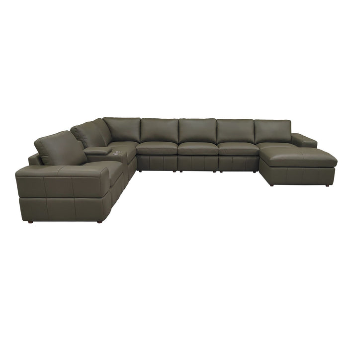 Modular Sectional With Large Square Arms, Custom Configuration Home Essentials
