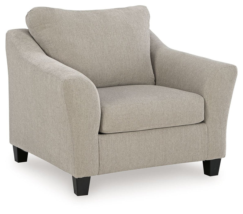 Willarae - 2 Pc. - Chair And A Half, Ottoman - Taupe Benchcraft®