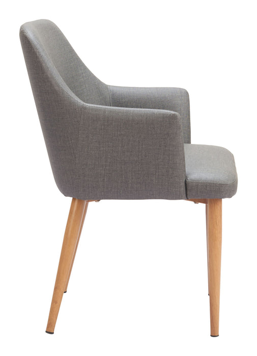 Wisom - Dining Chair (Set of 2) - Gray Zuo Modern