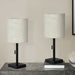 Lighting, Table Lamp, USB Port Included, Nickel, Contemporary (Set of 2) 8th Street
