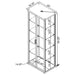 Nevra - 4 Shelf Display LED Curio Cabinet Furniture Max