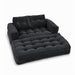 2 Seater Modular Corduroy Sofa With Chaise Lounge For Living Room Home Essentials