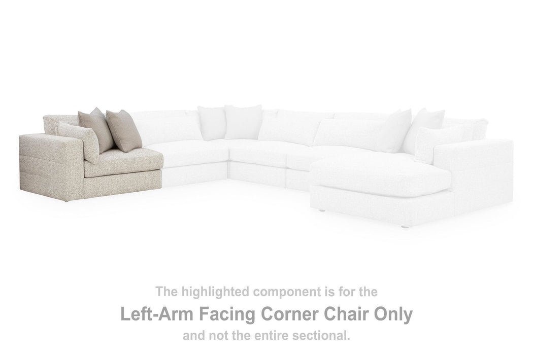 Ashbourne Estate - LAF Corner Chair - Snowstone Signature Design by Ashley®