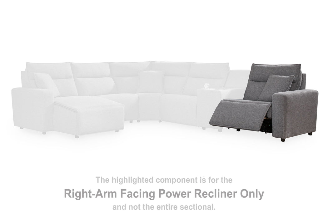 Modmax II - RAF Zero Wall Power Recliner - Salt And Pepper