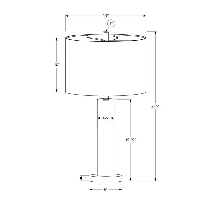 Lighting, Table Lamp, Contemporary 8th Street