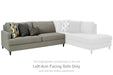Santasia - LAF Sofa - Gray Dark Ashley®
