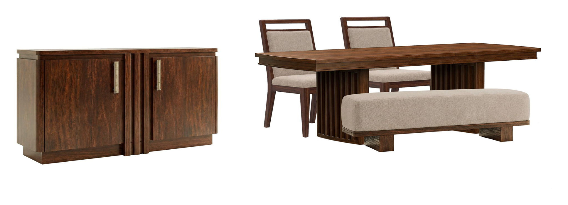 Reena - Extendable Trestle Dining Table Set Magnussen Furniture