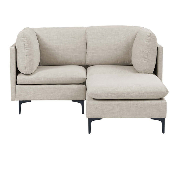 Upholstered Modular Sectional & Tall Legs Home Essentials