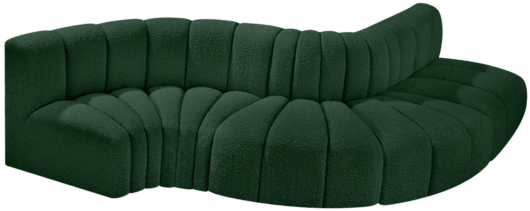 Arc - Boucle Fabric 5 Piece Modular Sofa Meridian Furniture