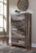 Derekson - Five Drawer Chest - Multi Gray Benchcraft®