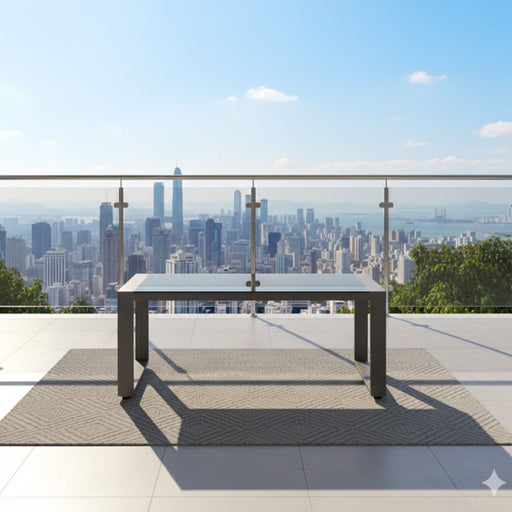 Modern All-Weather Outdoor Coffee Table Home Essentials