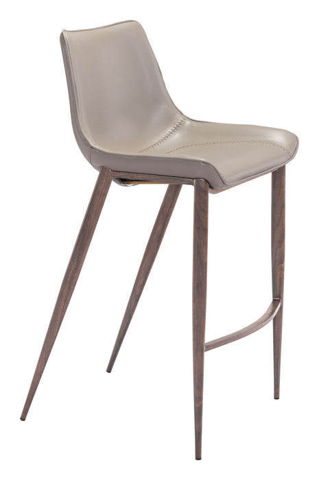 Magnus - Barstool With Black Legs (Set of 2) Zuo Modern